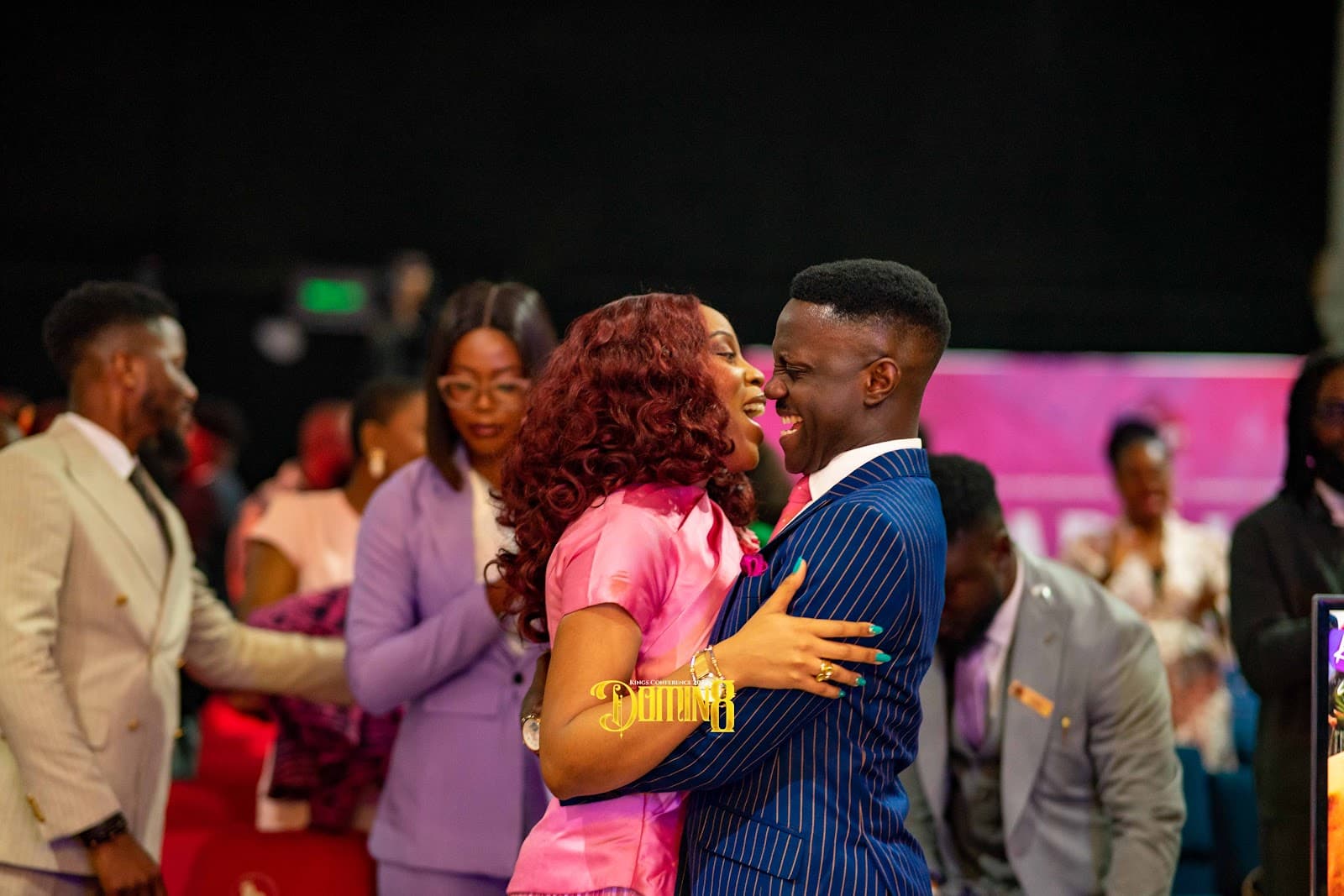KINGS Conference celebration and greetings moment